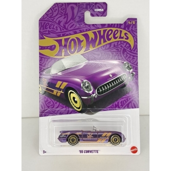 Hot Wheels 1:64 Purple & Gold - Chevrolet Corvette 1955